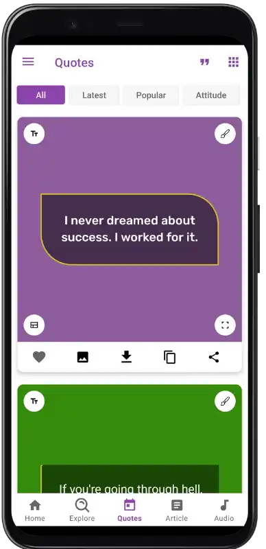 success quotes app